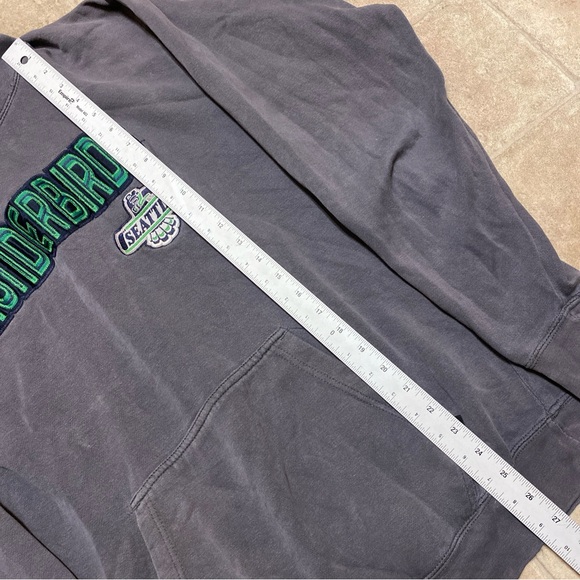 Seattle Thunderbirds VTG Hoodie XL Measurements Gray CI Sport - Picture 2 of 5